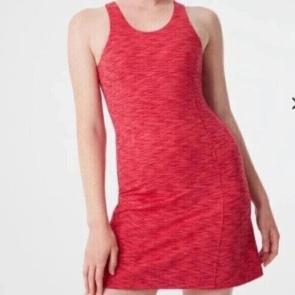 Outdoor Voices Dress Circle Back Exercise Built In Shorts Rose Garden Pink XS
